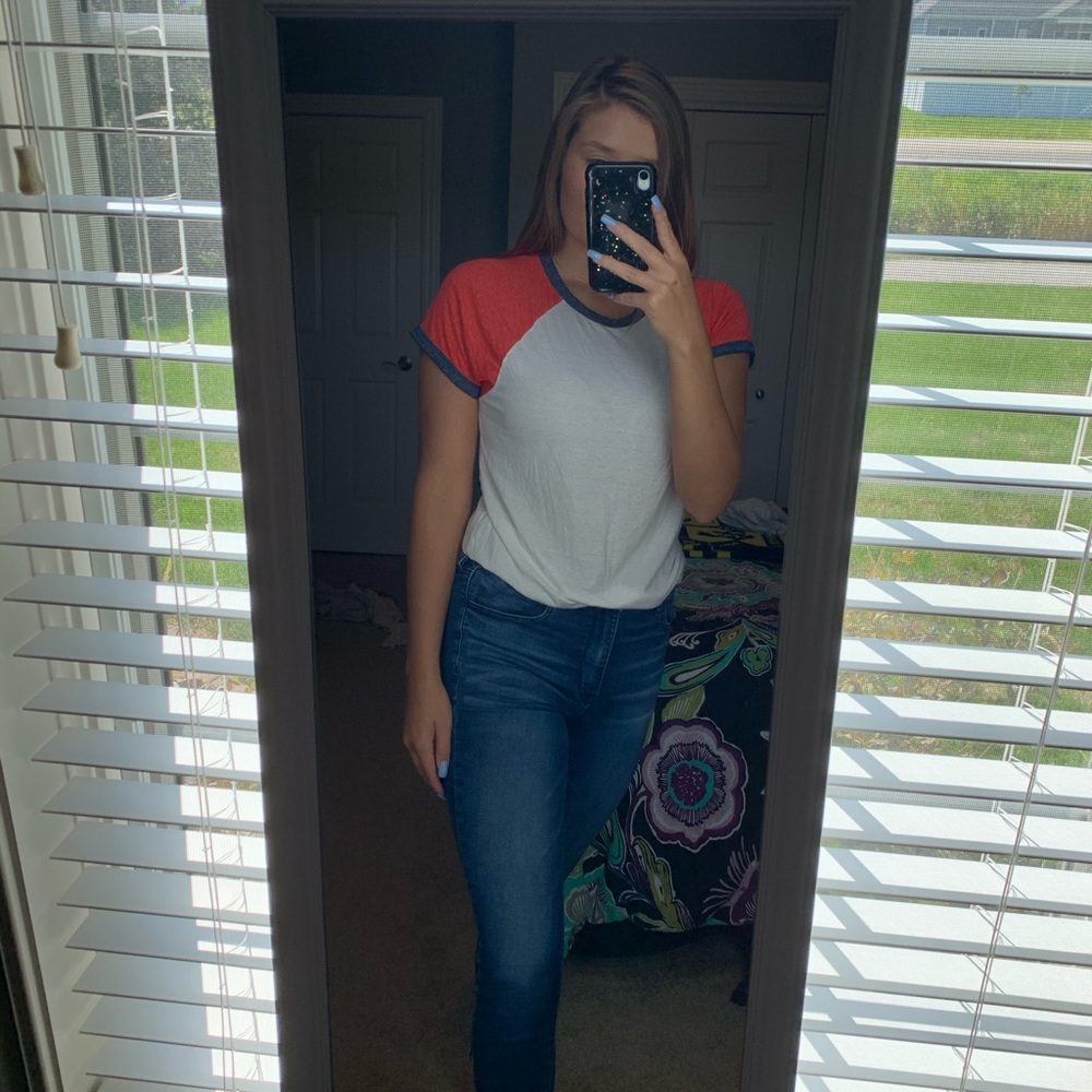 American Eagle Baseball Tee